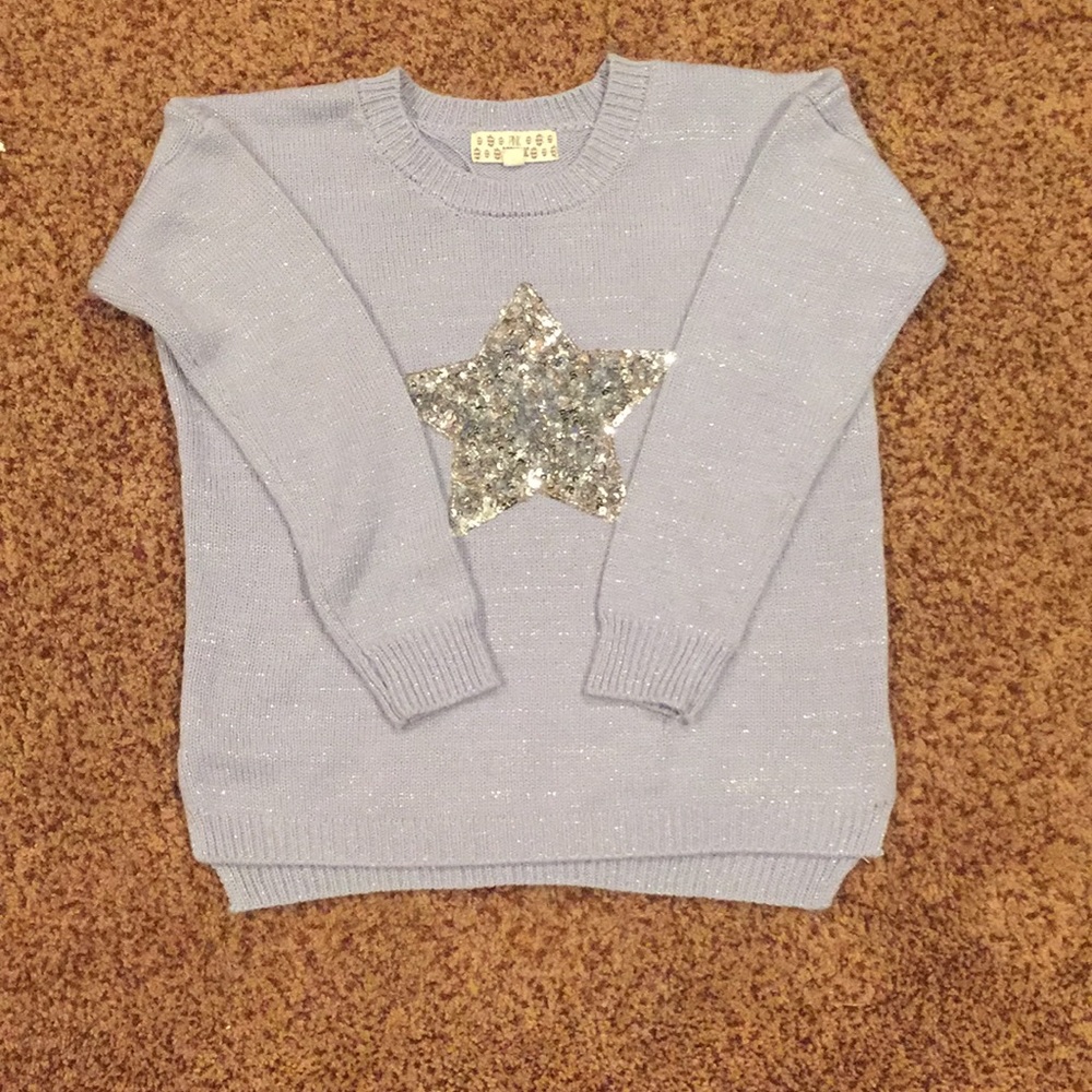 Light purple glitter shirt